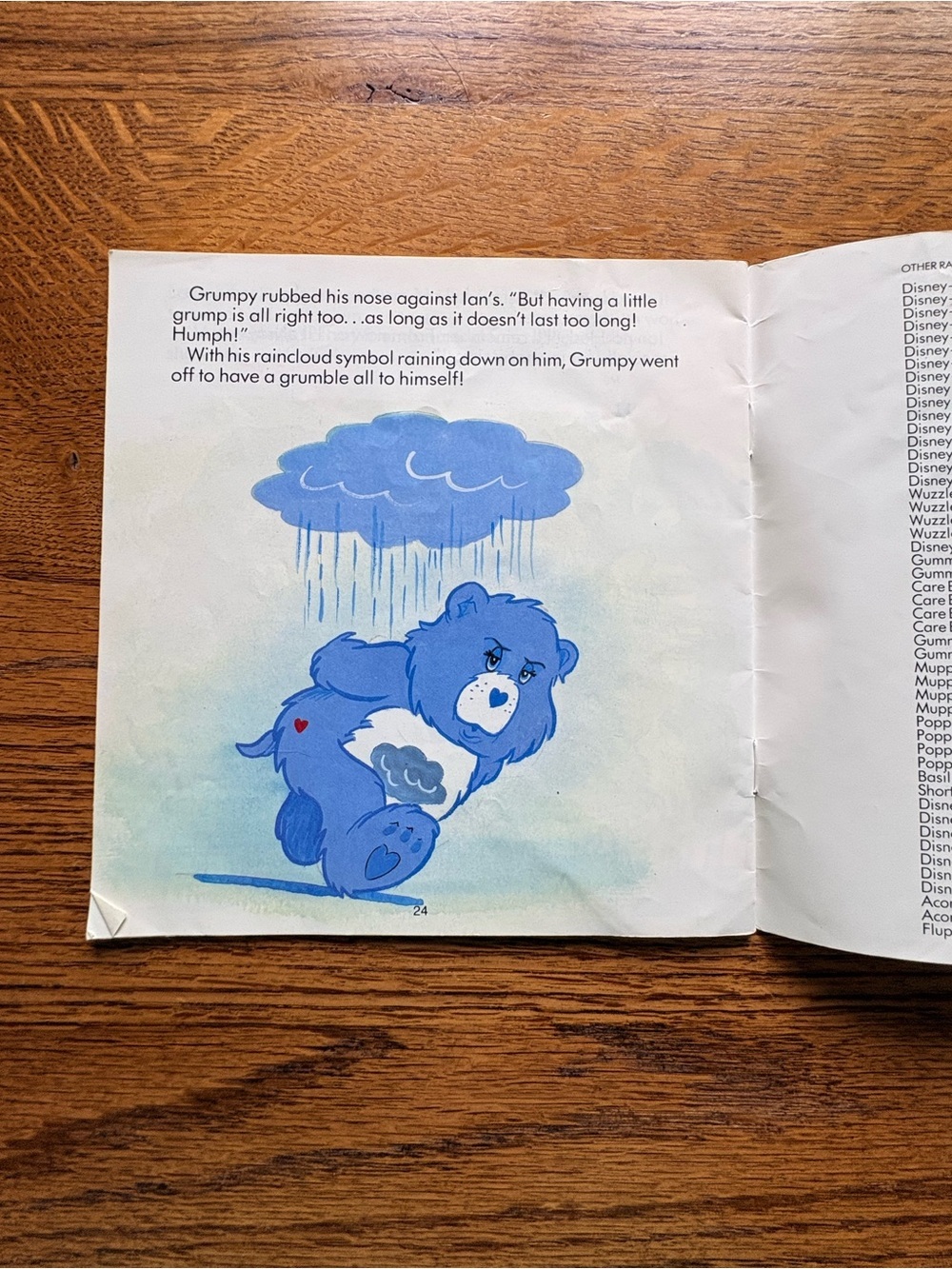 VTG 1986 Care Bears childrens Book "Care Bears and Professor Coldheart" - Picture 4 of 9